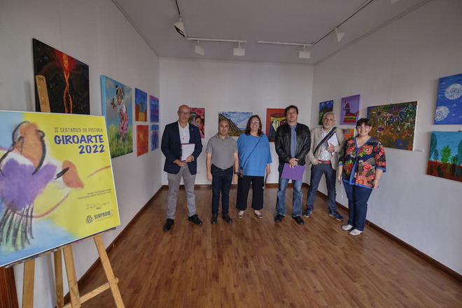 Más de 40 obras se presentan al ll Certamen Regional de Pintura Giro Arte para personas con discapacidad intelectual