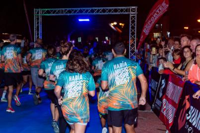 Éxito de participación en la ‘Haría Music Run Night’