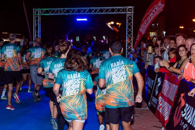 Éxito de participación en la ‘Haría Music Run Night’
