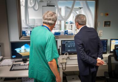 Nueva sala para la realización de procedimientos de cardiología Hemodinámica del Hospital de La Candelaria