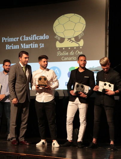 Brian Martín, primer Balón de Oro Canario de la historia de la Tercera División