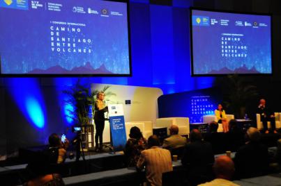Inauguran el `I Congreso Internacional Camino de Santiago entre Volcanes´