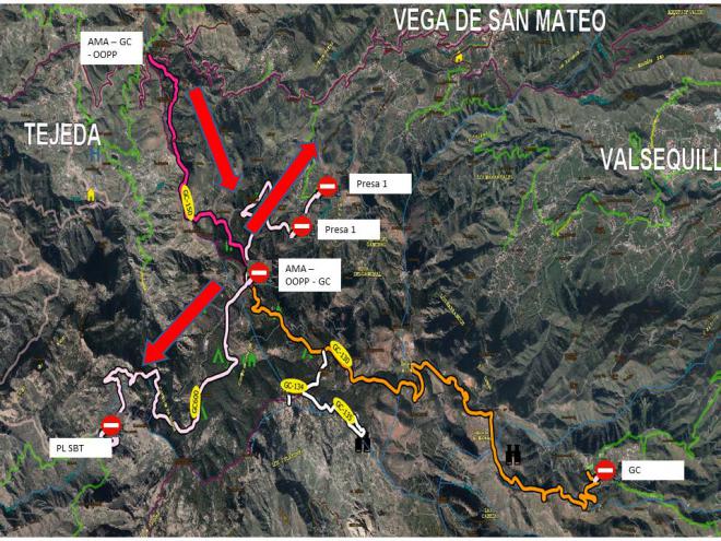 Abren un circuito en la cumbre de Gran Canaria para poder ir a ver la nieve