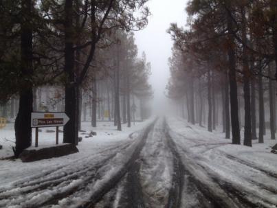 El acceso a la cumbre de Gran Canaria quedará cerrado hasta este jueves