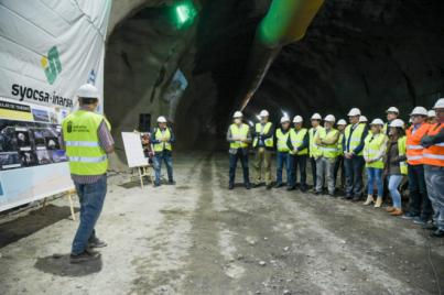 El túnel de Erjos ya se encuentra ejecutado al 80%