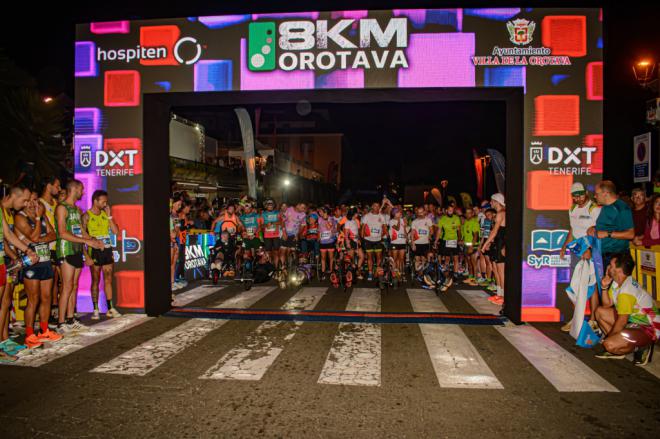Galindo y Prieto, pentacampeones en la Hospiten 8KM Orotava más inclusiva