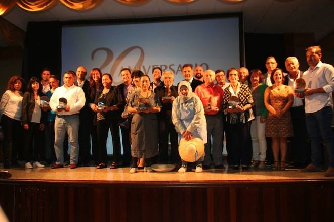 La Asociación de la Comarca Chasna-Isora celebra su 20 aniversario con una entrega de Premios