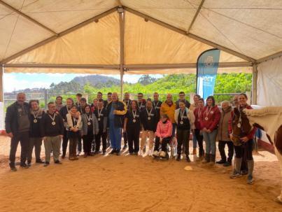 El I Campeonato de Equitación Adaptada reúne a medio centenar de personas con discapacidad
