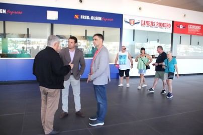 Las oficinas de las navieras ya operan en la nueva terminal del Puerto de Playa Blanca