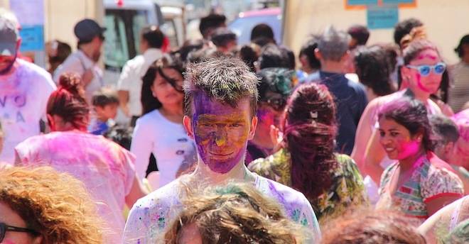La comunidad hindú de Lanzarote celebra el Festival Holi