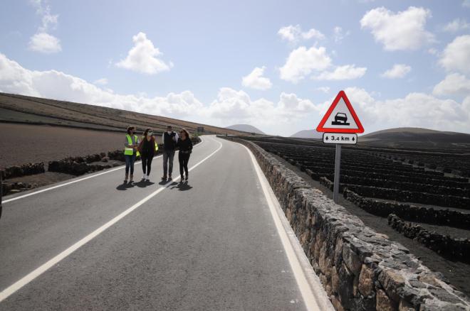 El Cabildo concluye las obras y reabre la carretera Mozaga-El Peñón