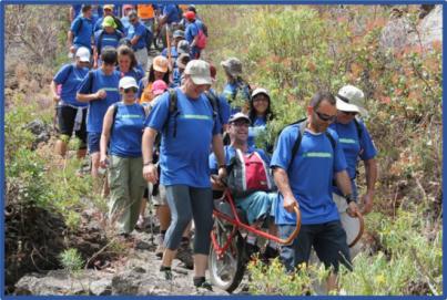 Por la integración de las personas, “Transvulcania somos tod@s”