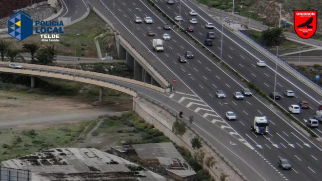 La Unidad de Drones de la Policía Local de Telde permite detener a dos jóvenes que se dieron a la fuga antes de llegar a un control policial