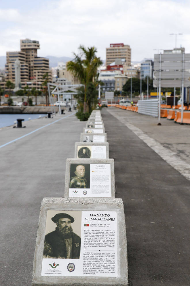 Un paseo recordará a visitantes ilustres del puerto de Santa Cruz de Tenerife