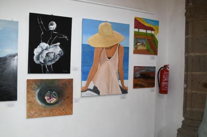 Telde acoge la exposición solidaria 'Una pintura por La Palma' con más de un centenar de obras de 82 artistas canarios