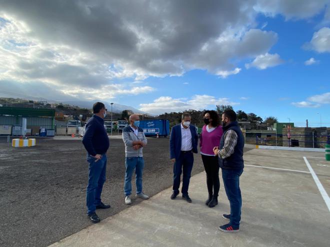 El Cabildo pone en marcha el punto limpio provisional situado en Los Llanos de Aridane