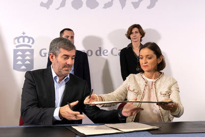 15 millones en mejoras del destino tras rubricar el convenio de infraestructuras turísticas