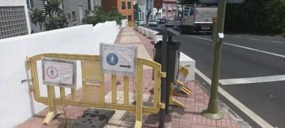 CC de Puerto de la Cruz denuncia la inseguridad de los peatones en la zona de Salto Barranco