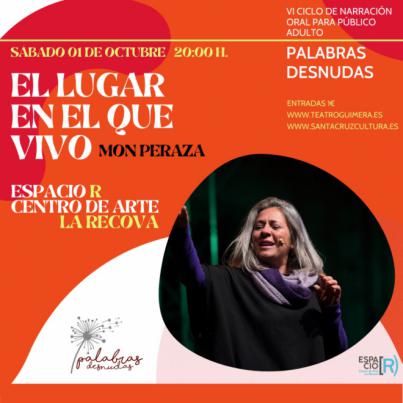 Un viaje por la palabra con Mon Peraza en el Espacio R del Centro de Arte La Recova