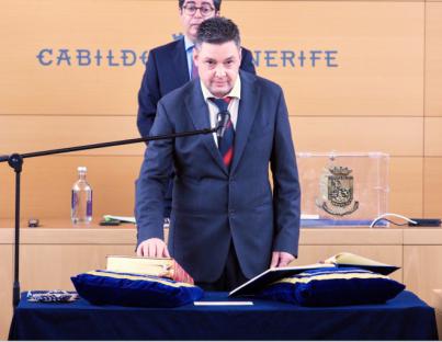 Iván Martín toma posesión como consejero y se incorpora al grupo de trabajo de CC-PNC en el Cabildo