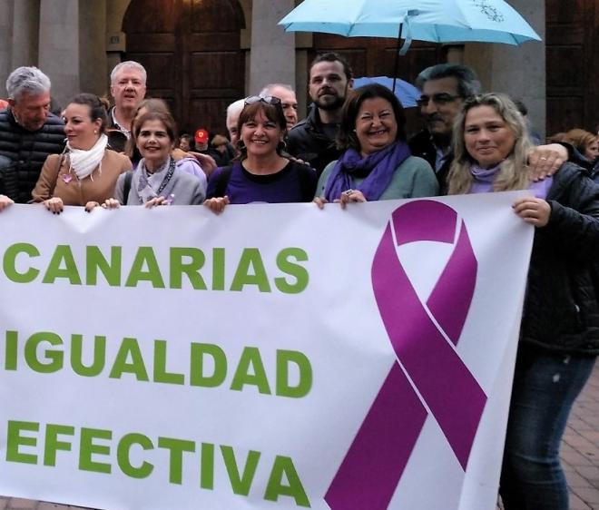 NC hace un llamamiento a volver a tomar las calles de Canarias el 8M