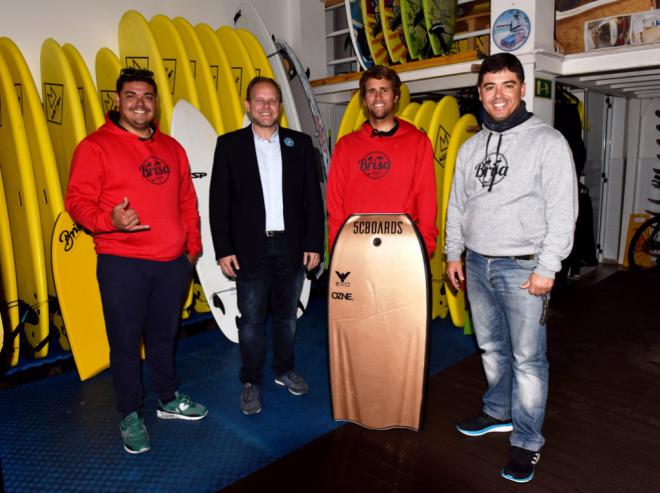 Kevin Orihuela primer clasificado en el Tour Europeo de bodyboard
