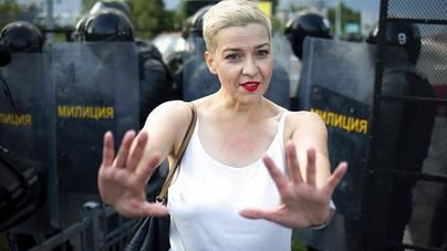 La opositora bielorrusa Kolésnikova, detenida al intentar salir del país