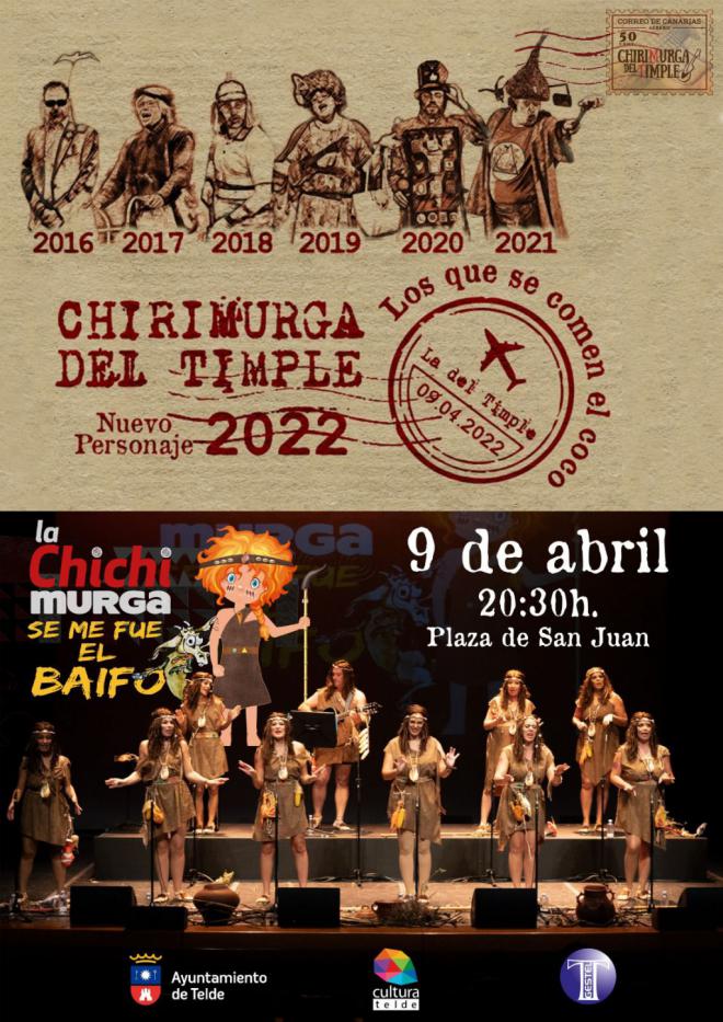 La Chirimurga del Timple y la Chichimurga ofrecen un espectáculo en la plaza de San Juan