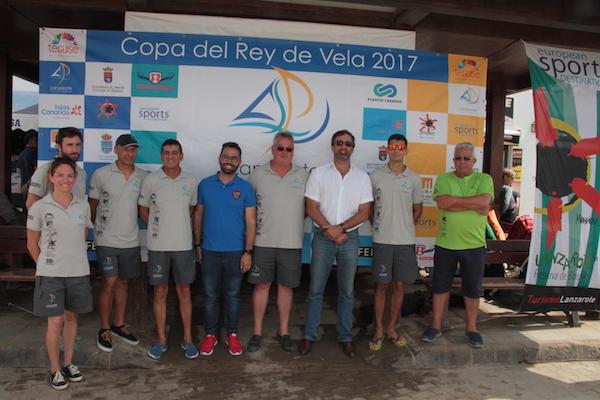 La Graciosa acogió la presentación del equipo de vela de Lanzarote Sailing Paradise
