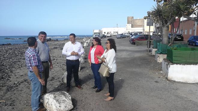 Arona pide al Estado que inicie las obras del paseo marítimo de Las Galletas