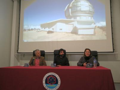 Mateo Gil presentó su nueva película en el Gran Telescopio Canarias en el marco de Astrofest La Palma