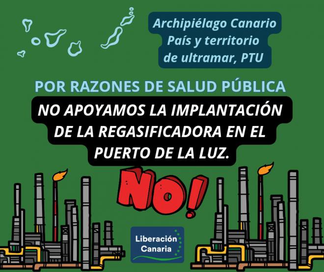 Rechazo a la planta regasificadora en el Puerto de La Luz