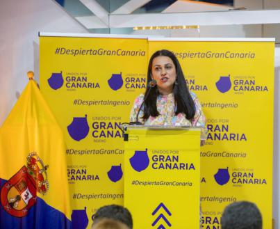 Presentación de Lorena Perdomo Díaz a la alcaldía de Ingenio por UxGC