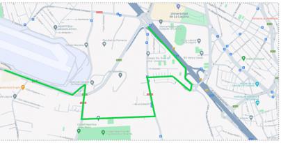 El Cabildo modifica el tráfico en la TF-24 debido a la instalación de la Pasarela Peatonal del Padre Anchieta