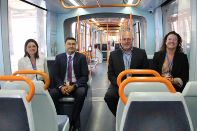 Metrotenerife recibe la visita institucional del Cabildo de Gran Canaria