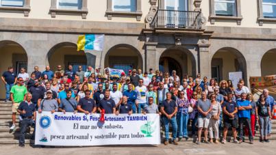 “Seguiremos junto a la Cofradía de Tajao en su lucha contra los eólicos marinos”