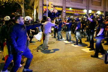 La tensión vuelve a las calles de Barcelona