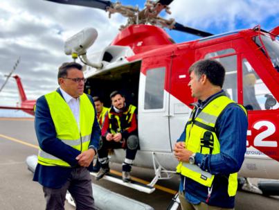 Los helicópteros de emergencias realizaron más de 400 intervenciones en 2023