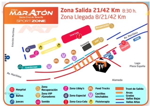 El Maratón de Santa Cruz obliga a realizar cambios en la circulación este fin de semana