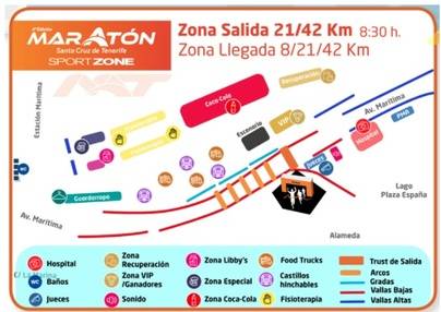El Maratón de Santa Cruz obliga a realizar cambios en la circulación este fin de semana