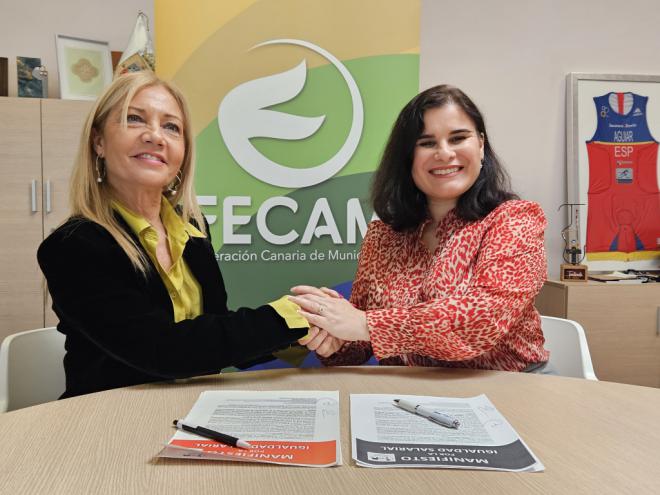 La FECAM y BPW Canarias firman un Manifiesto por la Igualdad salarial