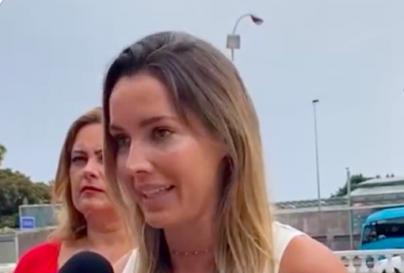 María Fernández: “Hoy en la península pueden ir gratis al trabajo en cercanías pero los canarios seguimos pagando la guagua. No somos menos que nadie”