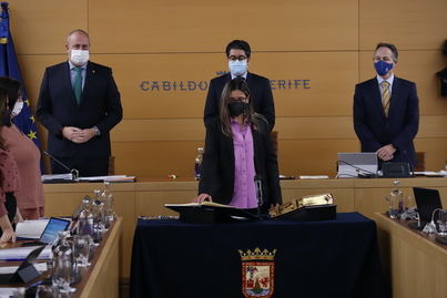 Cristo González toma posesión como consejera de Sí Podemos Canarias en el Cabildo de Tenerife