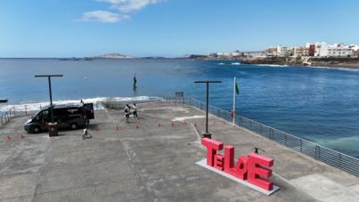 Melenara y Salinetas izan bandera verde tras el avistamiento de un tiburón