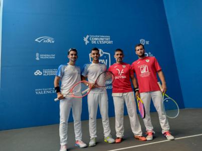 Adrián y Hugo León, clasificados para la fase final del Campeonato de España de frontenis de Pre-olímpica División de Honor