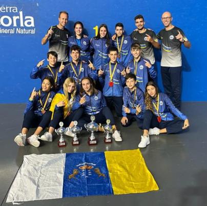 Canarias, campeona de España Infantil y Cadete de pelota