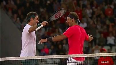 Nadal y Federer protagonizan el partido con más público de la historia