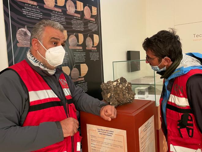 El Museo Arqueológico Benahoarita y profesionales de la vulcanología colaboran para estudiar la necrópolis de La Cucaracha