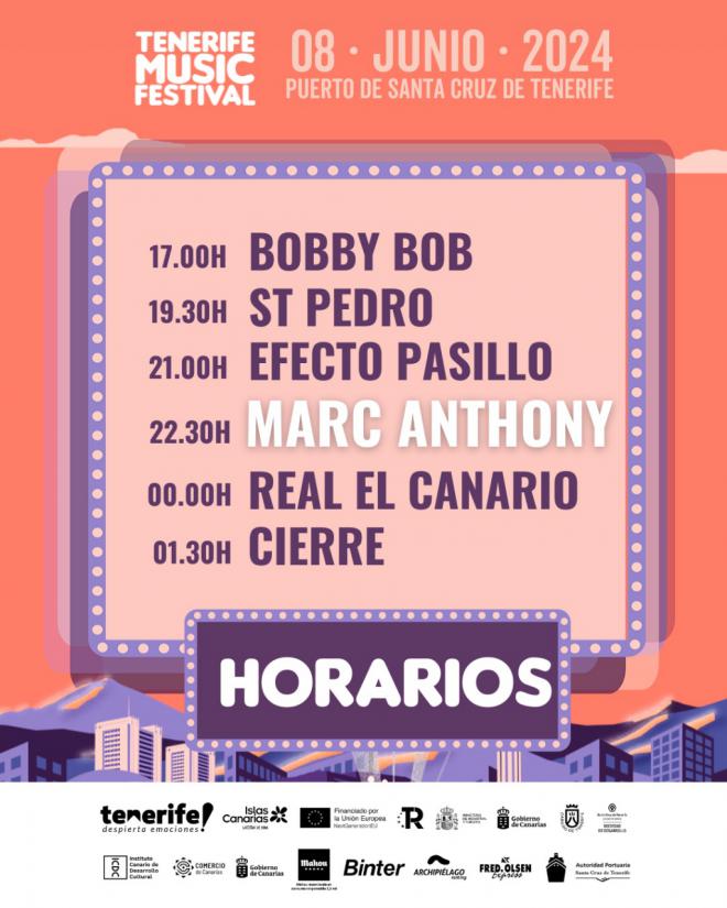 Marc Anthony en el Tenerife Music Festival