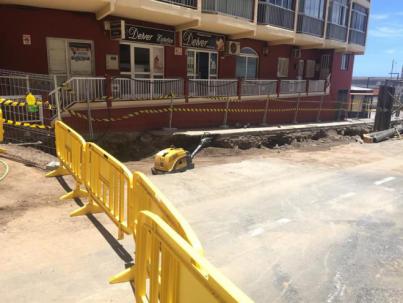 CC de Guía de Isora critica la “falta de planificación” del Ayuntamiento en las obras de Playa San Juan